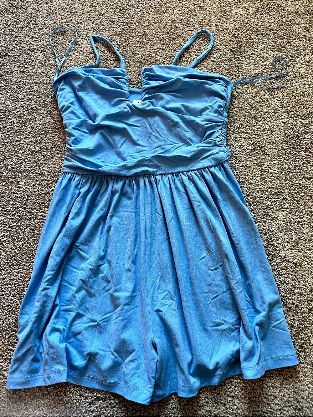 Susana Monaco Blue Romper Size Large Like New